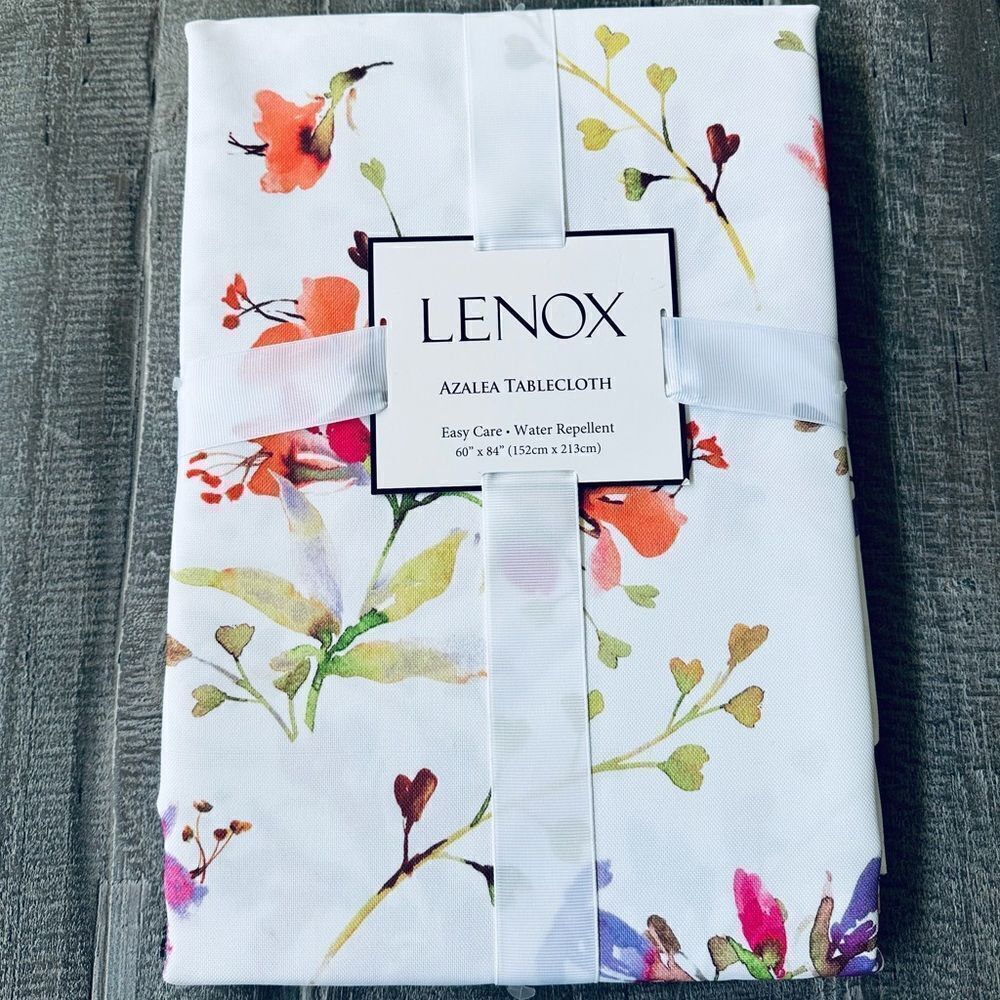 Lenox Azalea Floral Spring Summer Easter Tablecloth